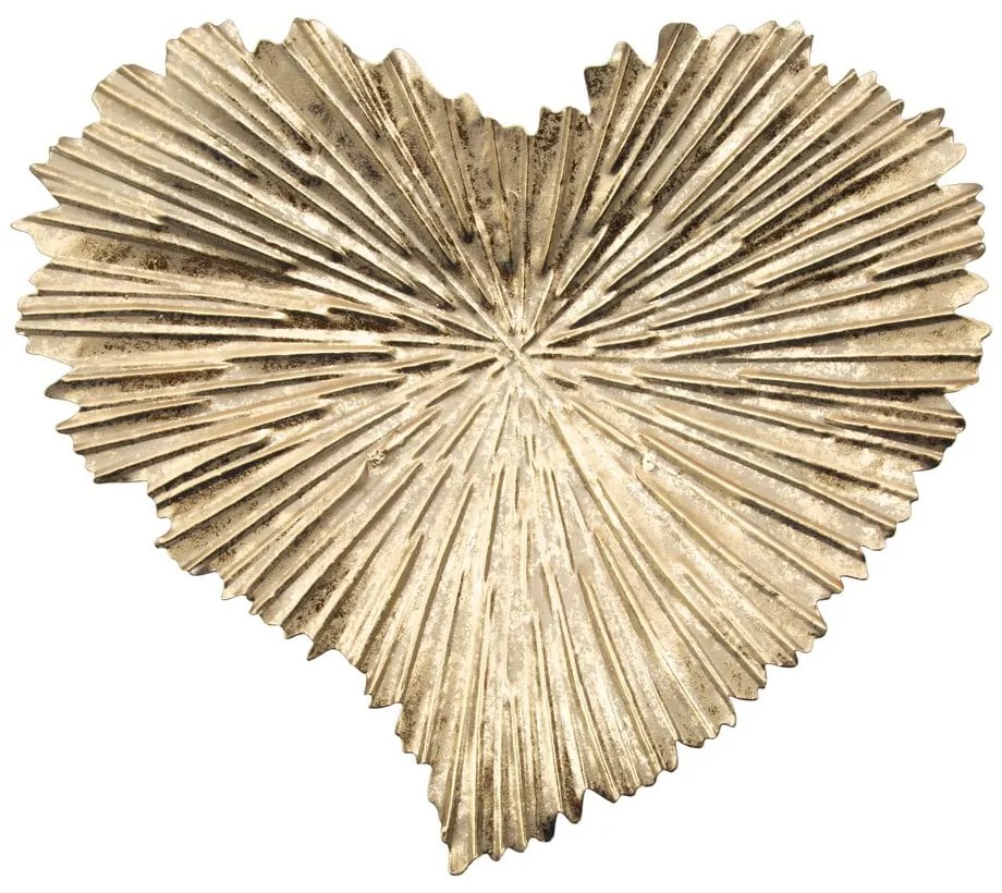 Метален декоративен поднос 29x25 cm Heart – Mauro Ferretti
