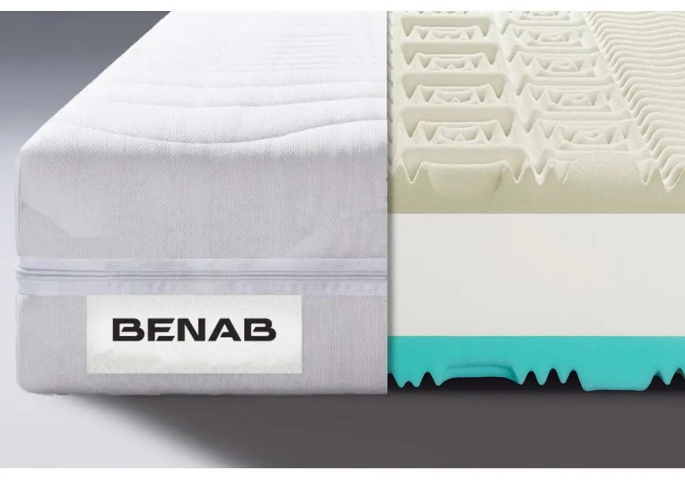 Твърд/средно твърд матрак с пяна с две лица 160x200 cm Visco Comfort – BENAB