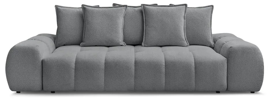 Тъмносив шенилов диван 278 cm Everest – Bobochic Paris