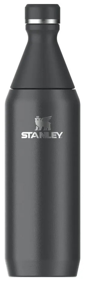 Черна бутилка от неръждаема стомана 600 ml All Day Slim – Stanley