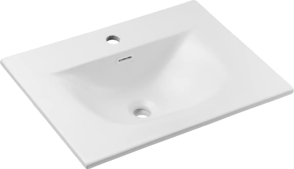 COMAD SKY 1 60 DP MATT WHITE - Вграден умивалник SKY 46x61 см матов бял