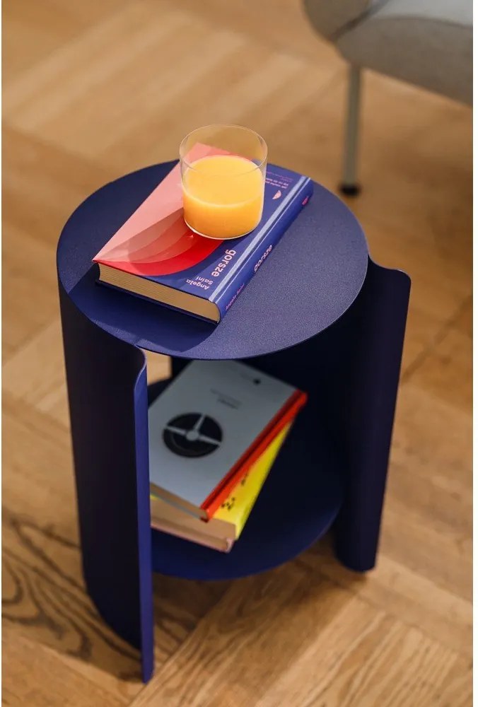 Стоманена кръгла странична масичка ø 32 cm Wa – noo.ma