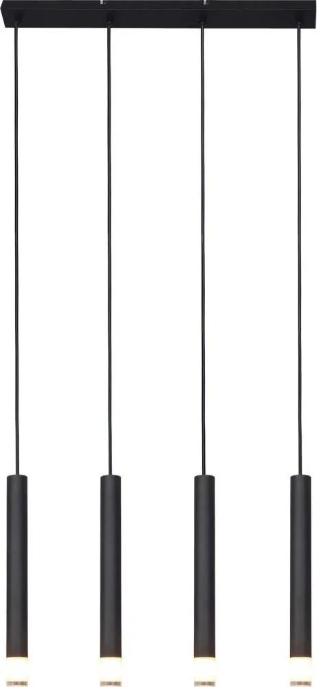 Zuma Line P241125804BL - Полилей на кабел VELIC 4xG9/5W/230V черен
