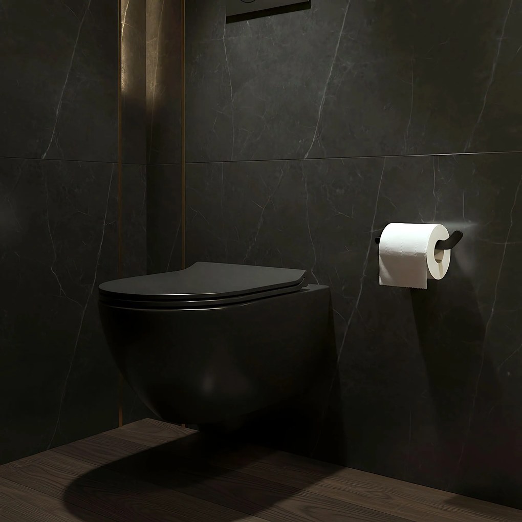 Поставка за тоалетна хартия 109 Til Black