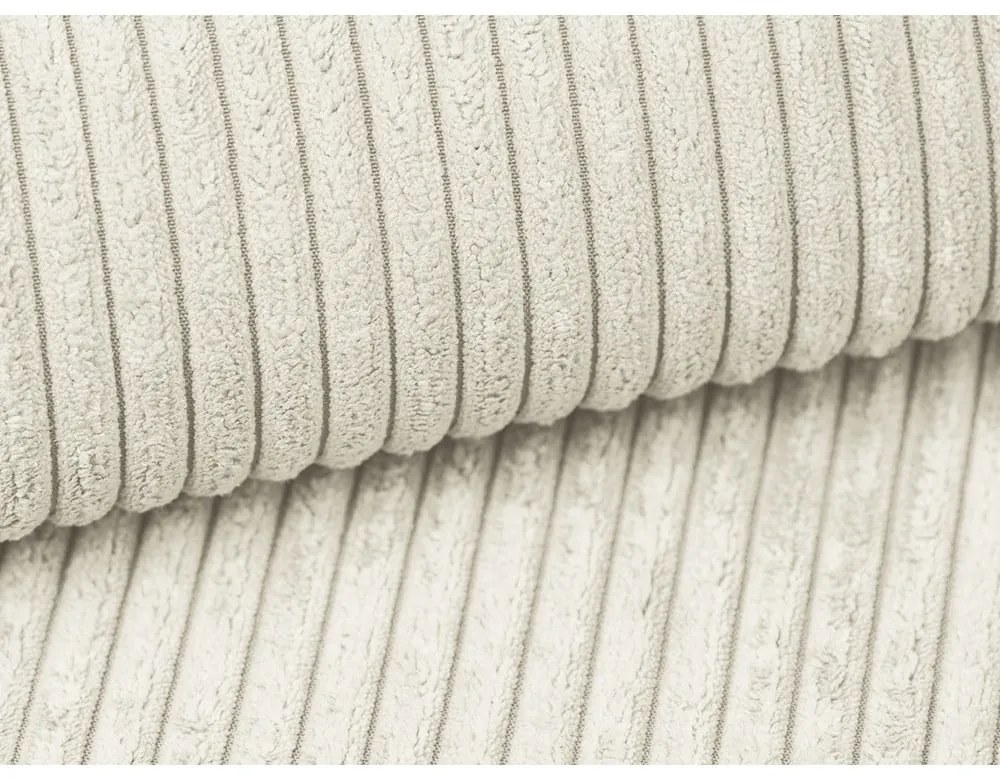 Бежов разтегателен диван от рипсено кадифе 195 cm Nona – Makamii