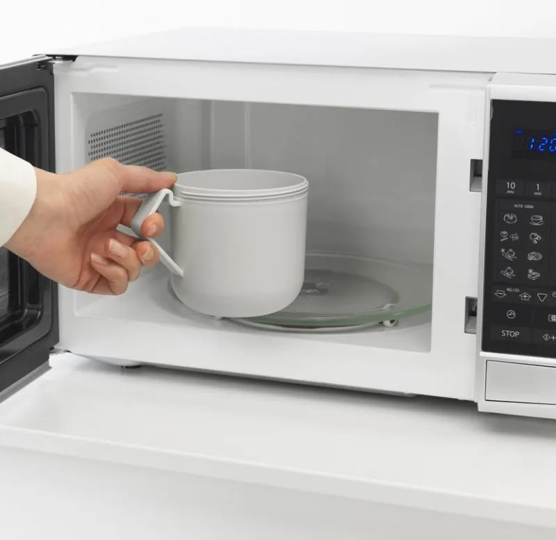 Чаша за супа с капак Brabantia Make&Take 1006295, 600+180 мл, Винтов капак, Без BPA, Сив