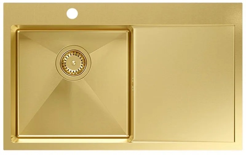 Стоманена мивка RUSSEL 111 Gold