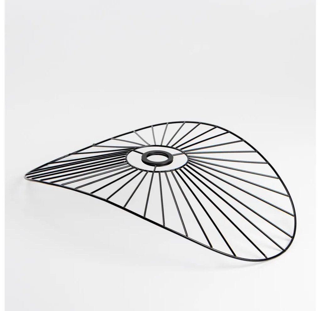 Универсален абажур CURITIBA 40x56 см, черен