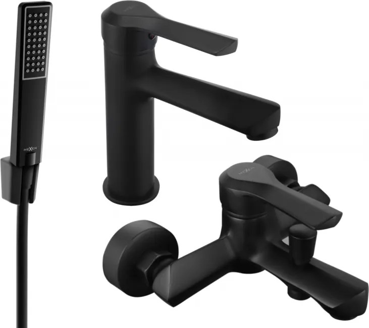 Mexen Sabre R72 комплект за вана, черен - 72103R72-70