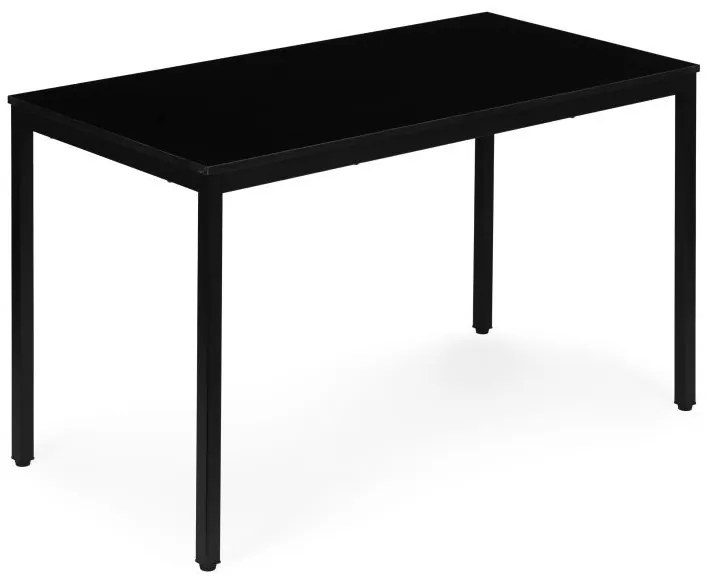 Кухненска маса черна 120 x 60 cm - универсална маса за 4-5 души