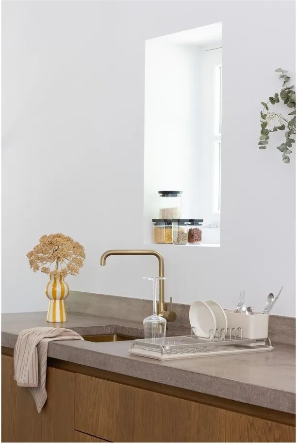 Бежова метална тавичка за оттичане 46x20 cm – Brabantia