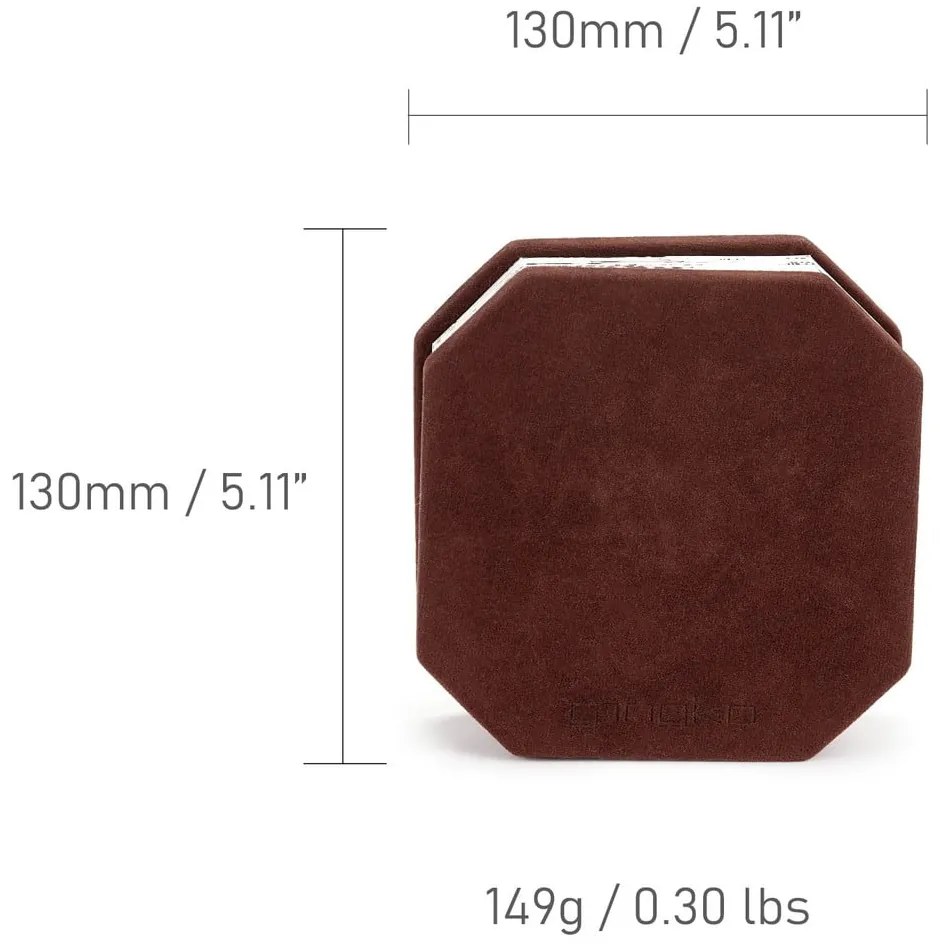 Тъмнокафява настолна лампа с възможност за затъмняване (височина 3,5 cm) Velvet Accordion - Gingko