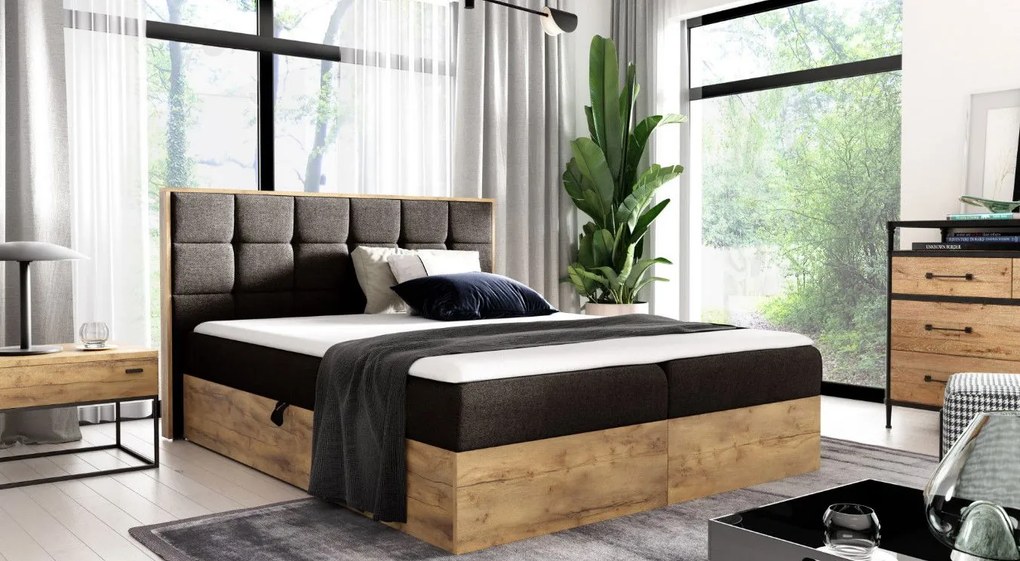 Тапицирано легло Wood 1-180 x 200-Mauro