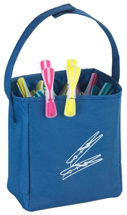 Синя кошница за закачане на дрехи Peg - Wenko