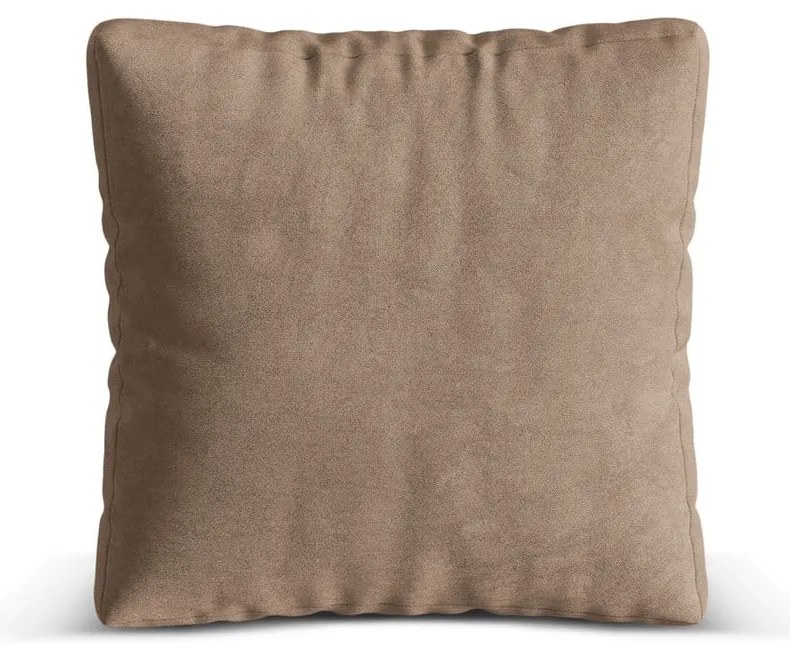 Светлокафява кадифена възглавница за модулен диван Martina – Micadoni