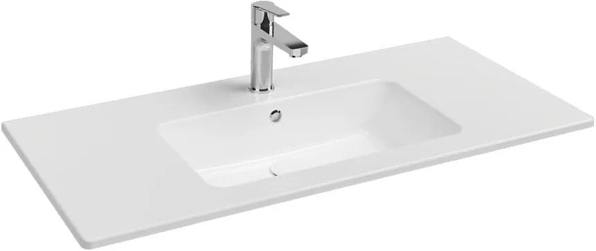 Умивалник Flat Bianco Ceramica White-Дължина: 101 cm