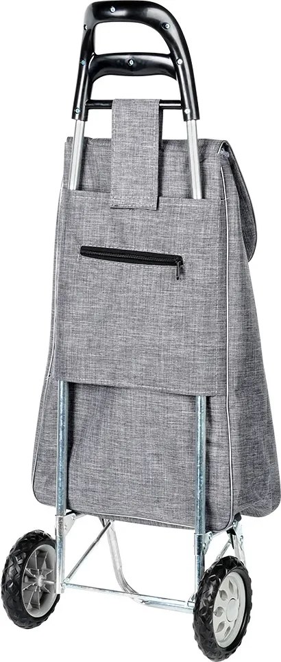 Пазарска количка с подвижна чанта, лека конструкция, до 30кг, 28x38x96см