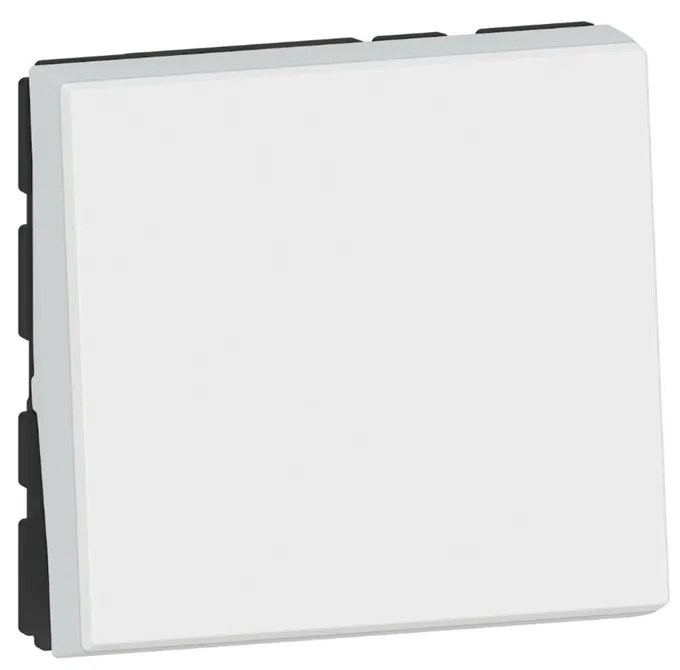 Legrand Еднополюсен ключ 2 мод. цвят бял Mosaic NEW  - 077010L