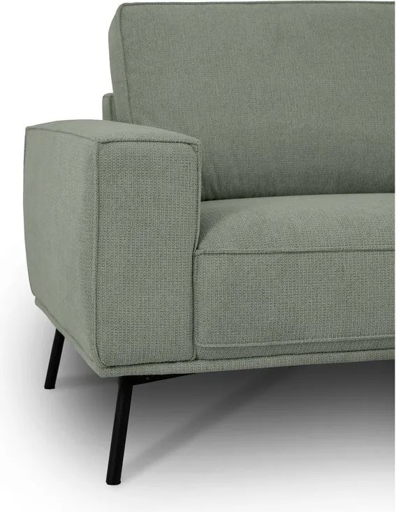 Зелен шенилов ъглов диван (десен ъгъл/L форма) Amsterdam – Scandic