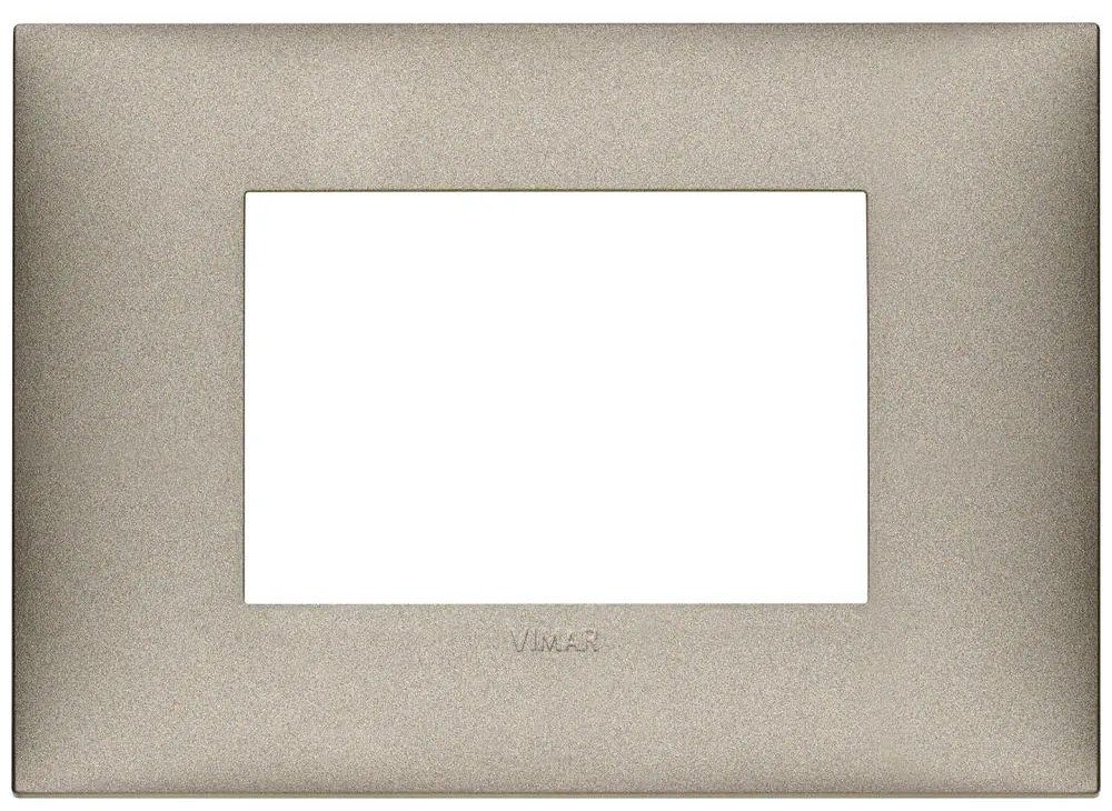 VIMAR 09673.23 Декоративна рамка технополимер, 3M, Титан мат,  NEVE UP