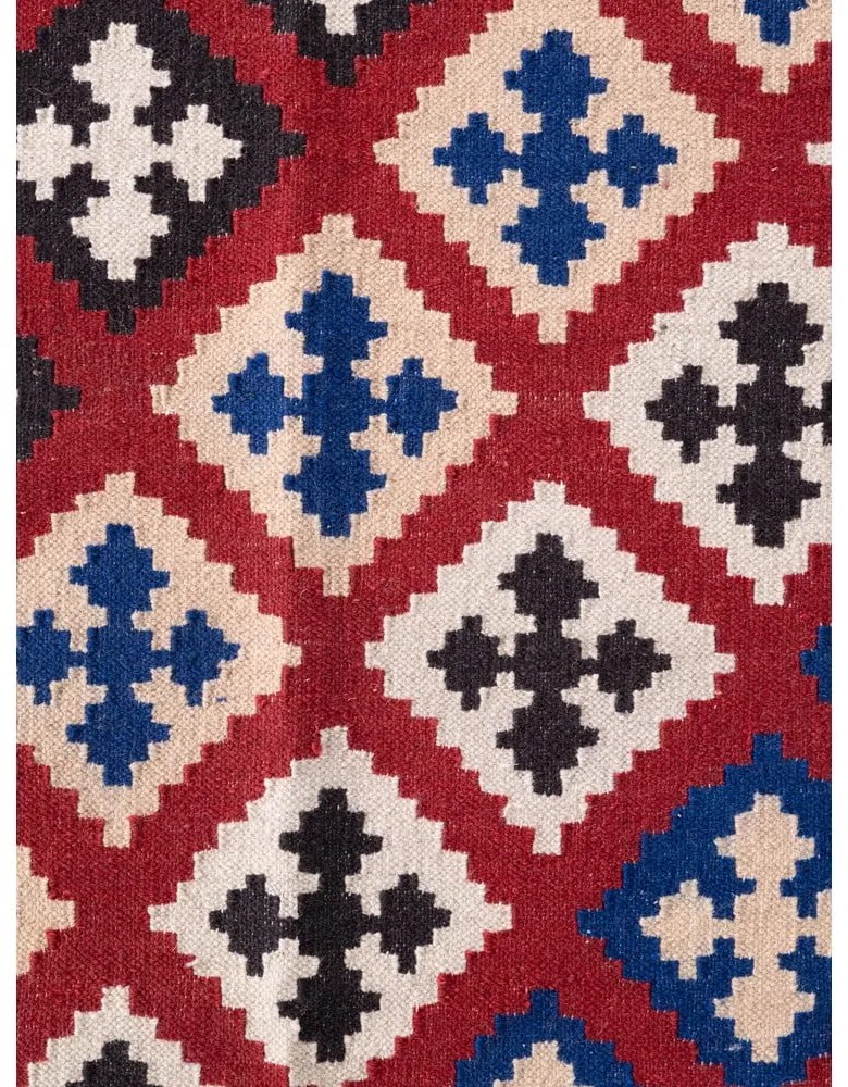 Червен двустранен ръчно изработен вълнен килим 160x230 cm Kamal Rami – Nouristan