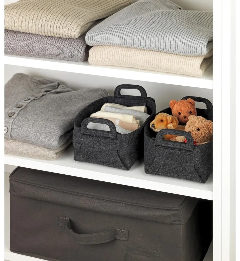 Кошници от плат в комплект от 2 Nina - Wenko