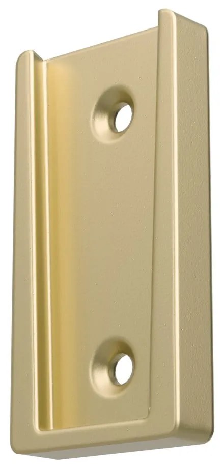 Матово златист стоманен разширяем прът за завеси 107 - 305 cm Flute – Umbra