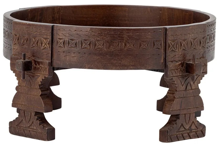 Табуретка в бежов и тъмнокафяв цвят Paloma – Bloomingville