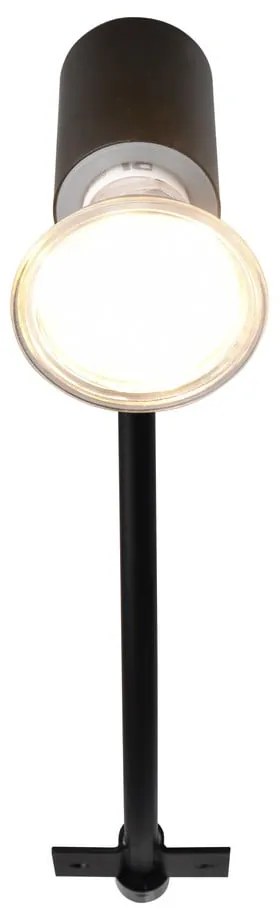 Матовочерна стенна лампа (дължина 34 см) Giada - Trio