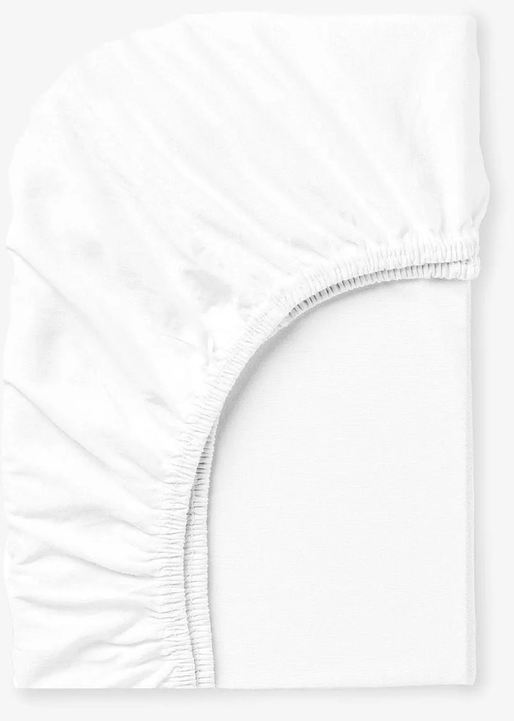 Чаршаф с ластик БЯЛ, 100% Памук ранфорс