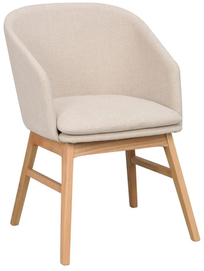 Бежови тапицирани трапезни столове в комплект 2 бр. Windham – Rowico