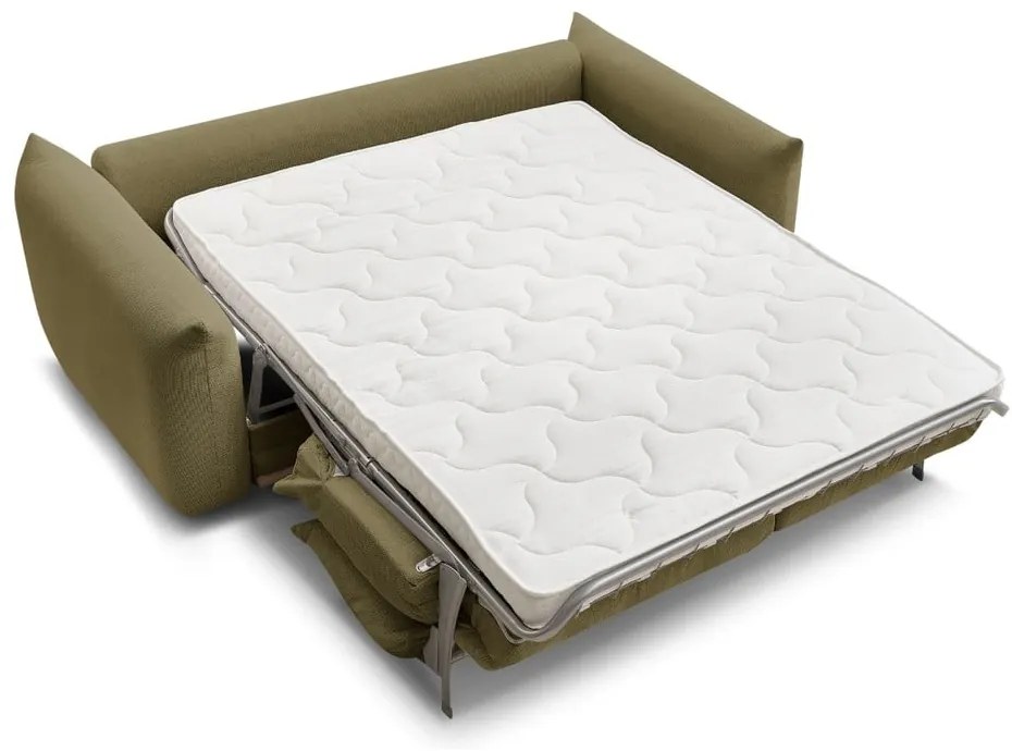 Зелен сгъваем диван 214 cm Ernest – Bobochic Paris