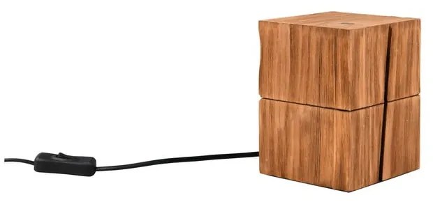 Кафява настолна лампа (височина 16 cm) Treasure - Trio