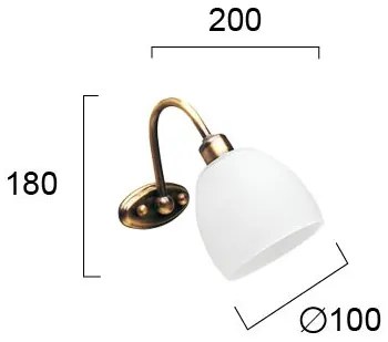 Аплик за баня Viokef Niobe-oxyde