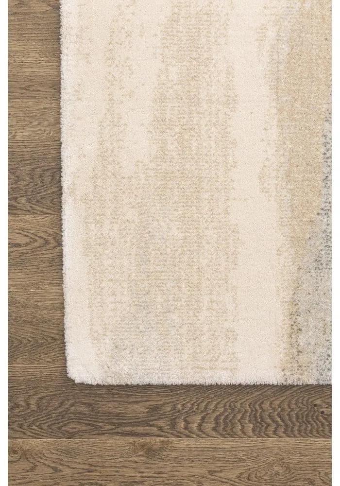 Бежово-сив вълнен килим 160x240 cm Elidu - Agnella