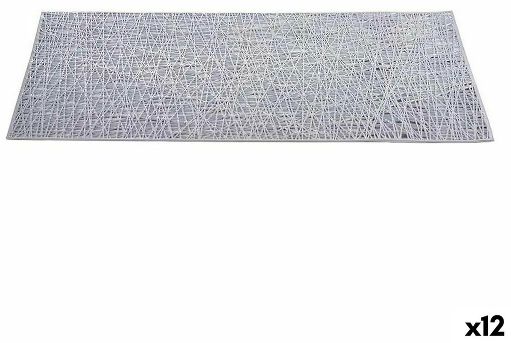 Подложка за маса Сребрист Пластмаса (45 x 0,01 x 30 cm) (12 броя)