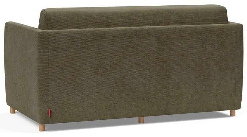 Тъмнозелен велурен разтегателен диван Olan - Innovation