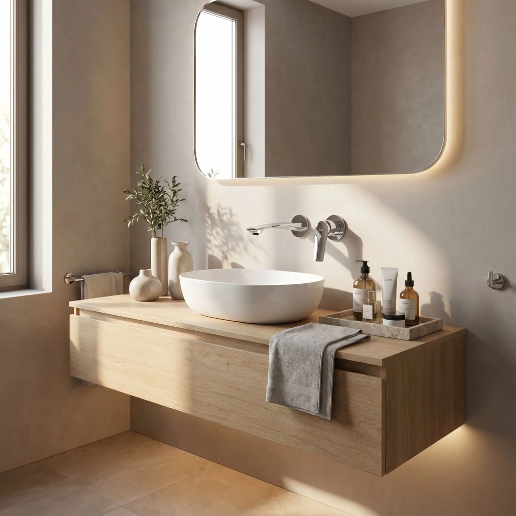 Смесител за мивка за вграждане REA VISION Chrome + BOX