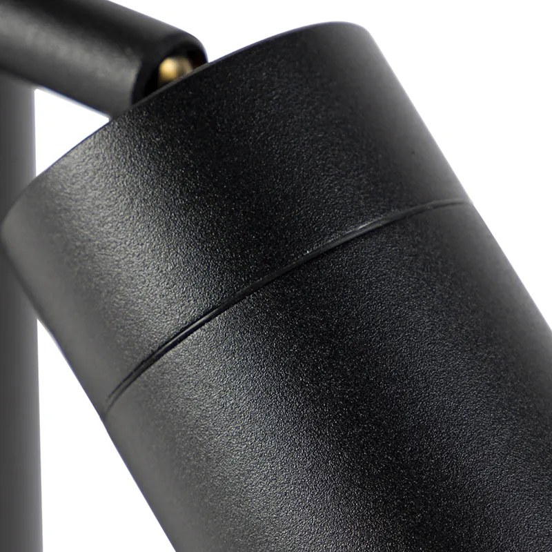 Външна лампа черна 45 см регулируема IP44 - Solo