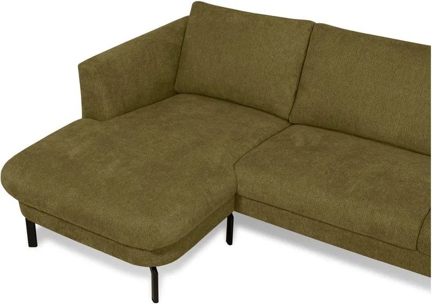 Ъглов диван в цвят горчица (ляв ъгъл) Gomero – Scandic