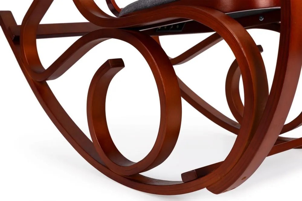 Класически дървен люлеещ се стол Relax