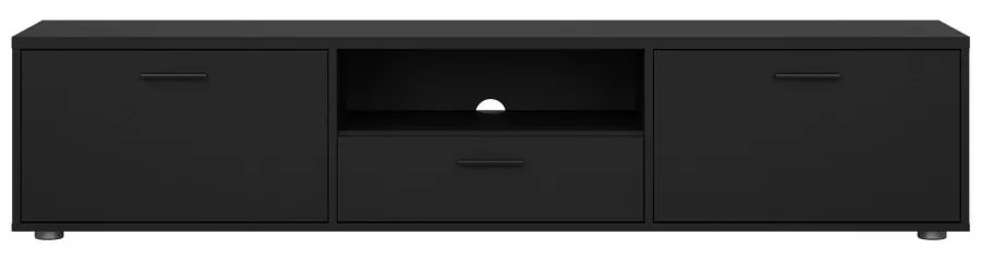 Черна маса за телевизор 177x38 cm Media - Tvilum