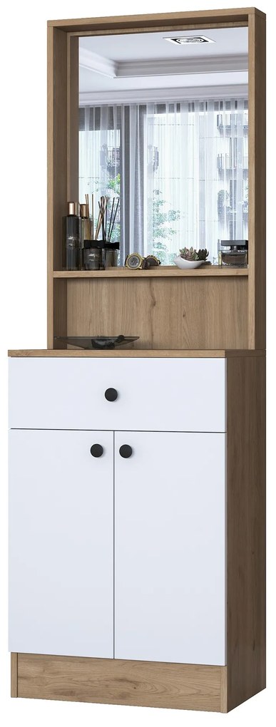 Портманто P6, цвят Орех Бял