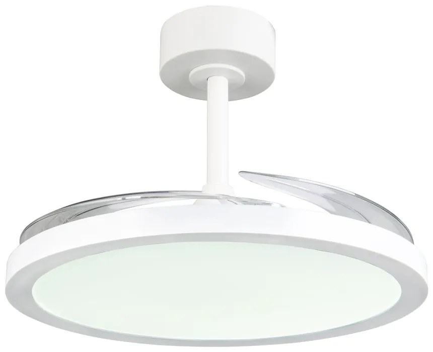 Бяло LED осветително тяло за таван Kasfjord – Trio