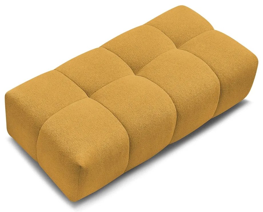 Шенилова табуретка в цвят горчица Everest – Bobochic Paris