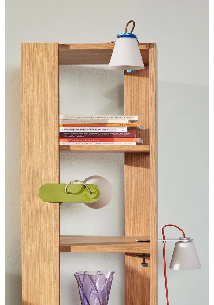 Библиотека от декор от дъб в естествен цвят 45x140x45 cm Merge – Hübsch