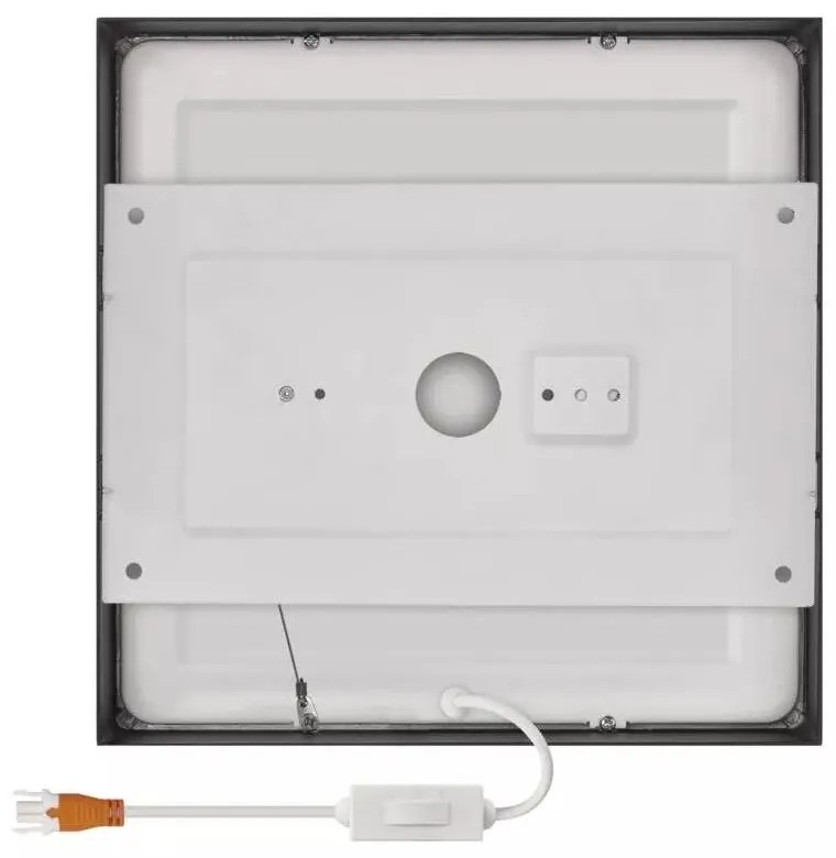 Матово черно LED осветление за таван 22,5x22,5 cm Nexxo - EMOS