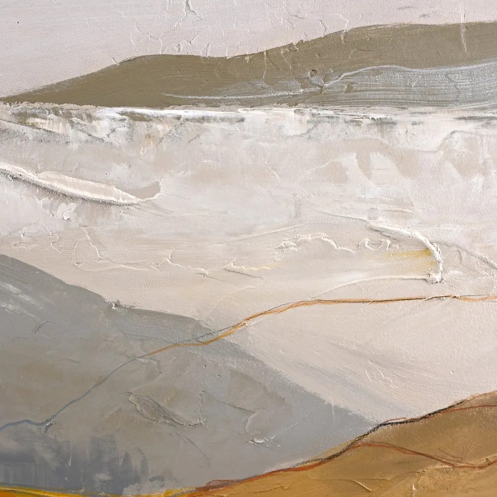 Ръчно рисувана картина 90x120 cm Yellow Field – Malerifabrikken