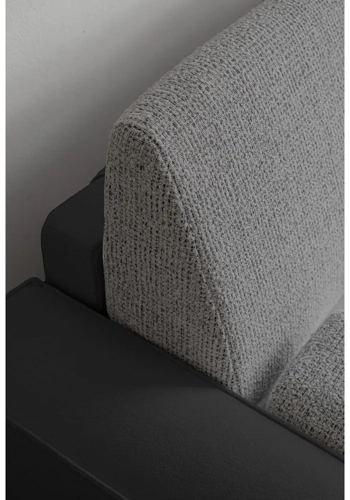 Тъмносив разтегателен диван 237 cm Wilson – Miuform