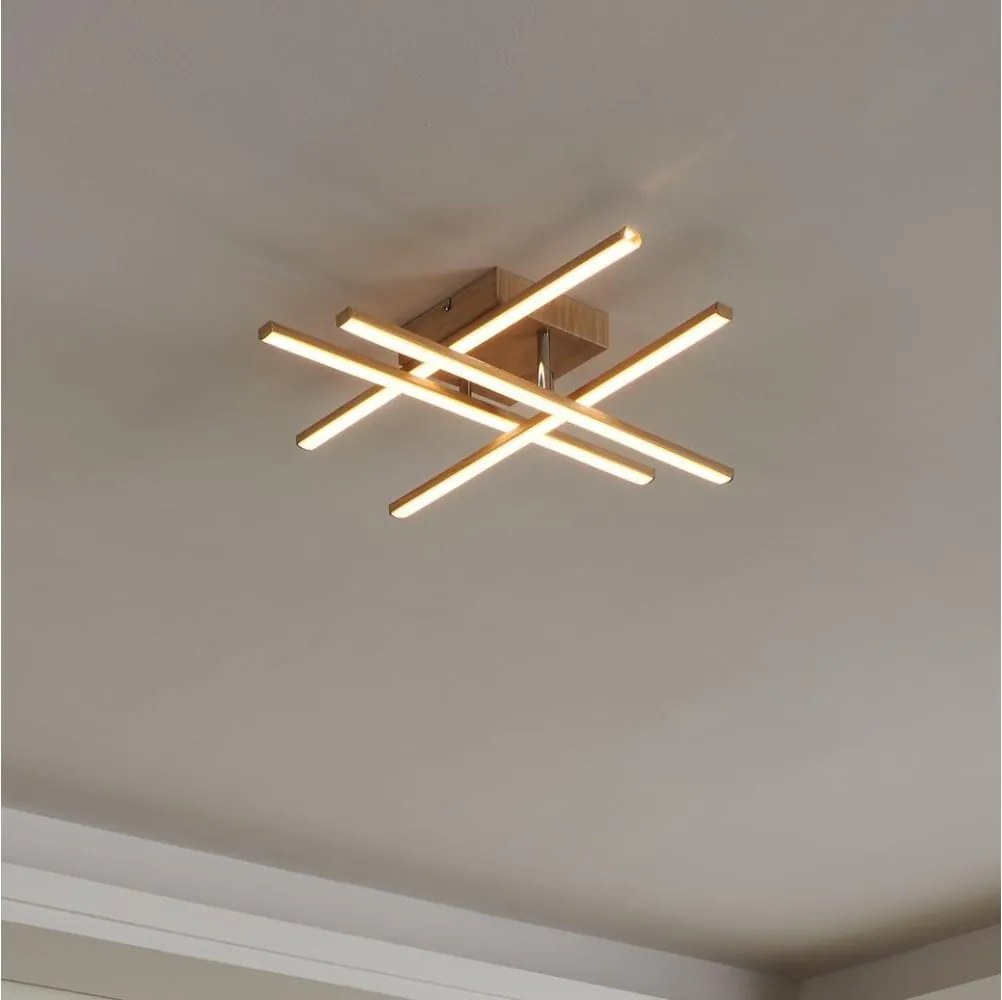 Eglo 901104 - LED таванно осветително тяло LASANA LED/20,5W/230V златно